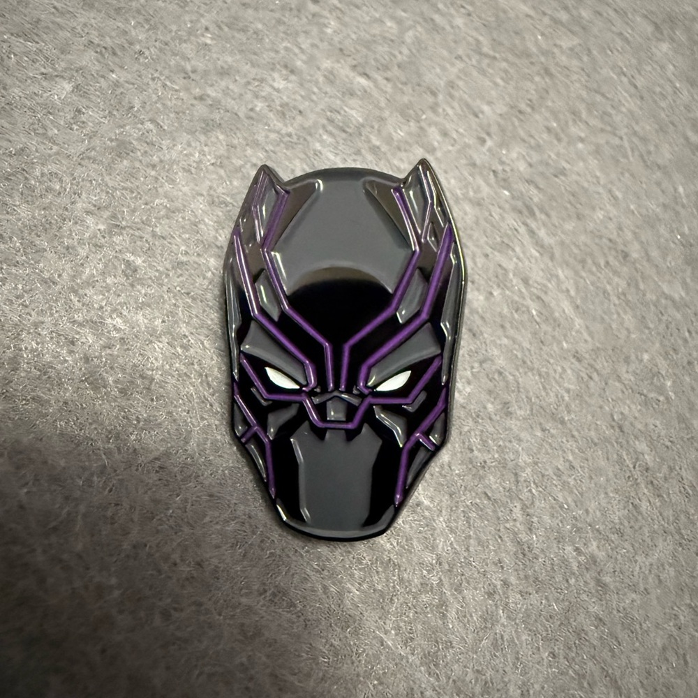 Marvel Silver Panther Enamel Pin
